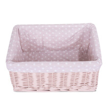 green leaves Hamper Baskets for Gifts Empty, Small Woven Wicker Storage Basket, Pink Wicker Baby Baskets for Hampers, Gifts, Grey Storage Basket Hamp