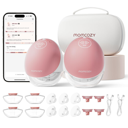 Momcozy Wearable Breast Pump, 2 Count