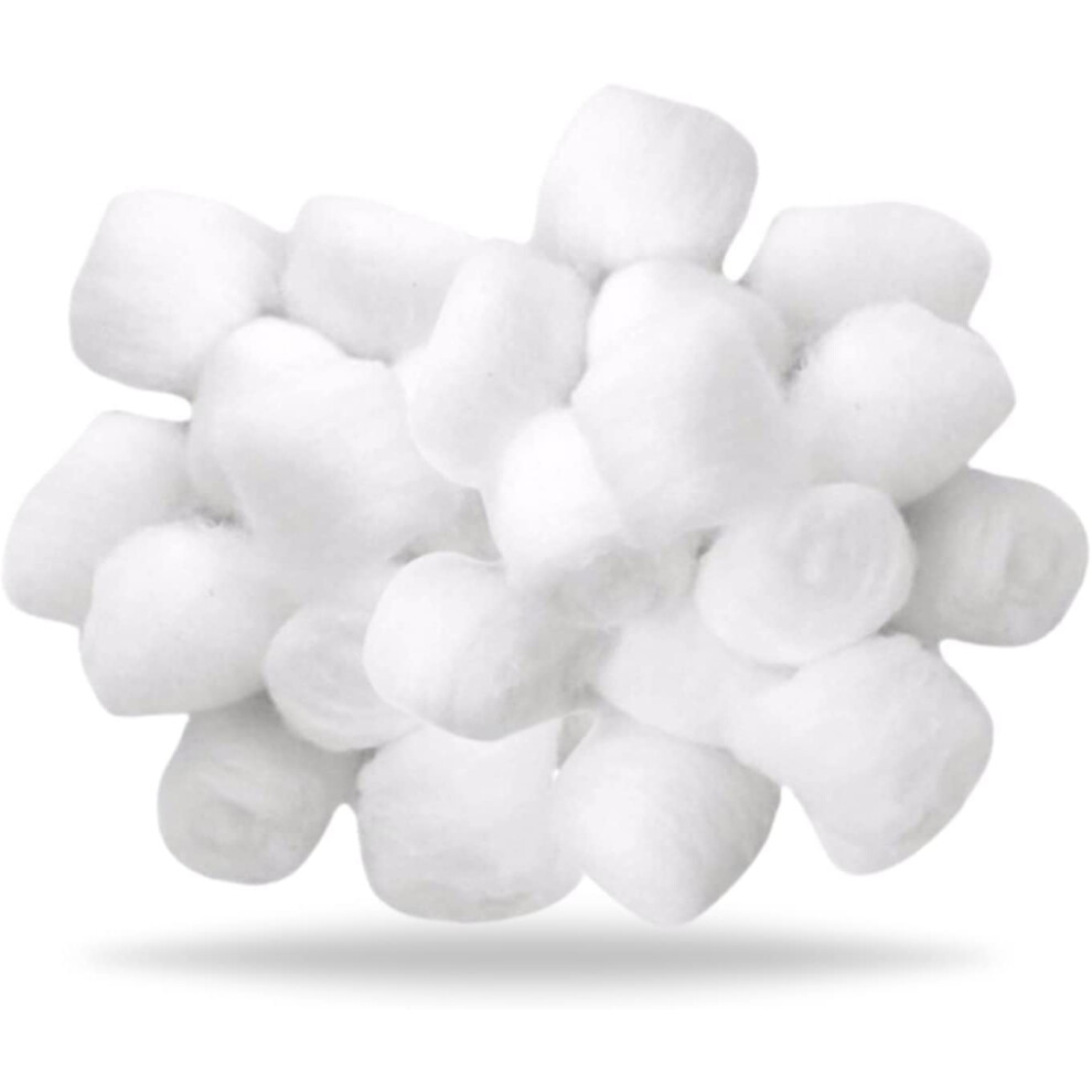 Karrma Ltd. 100% Pure Cotton Wool Balls 200 Pack, Soft And Lint-Free For Makeup Removal, Baby Care, Skincare, First Aid, Suitable For Sensitive Skin
