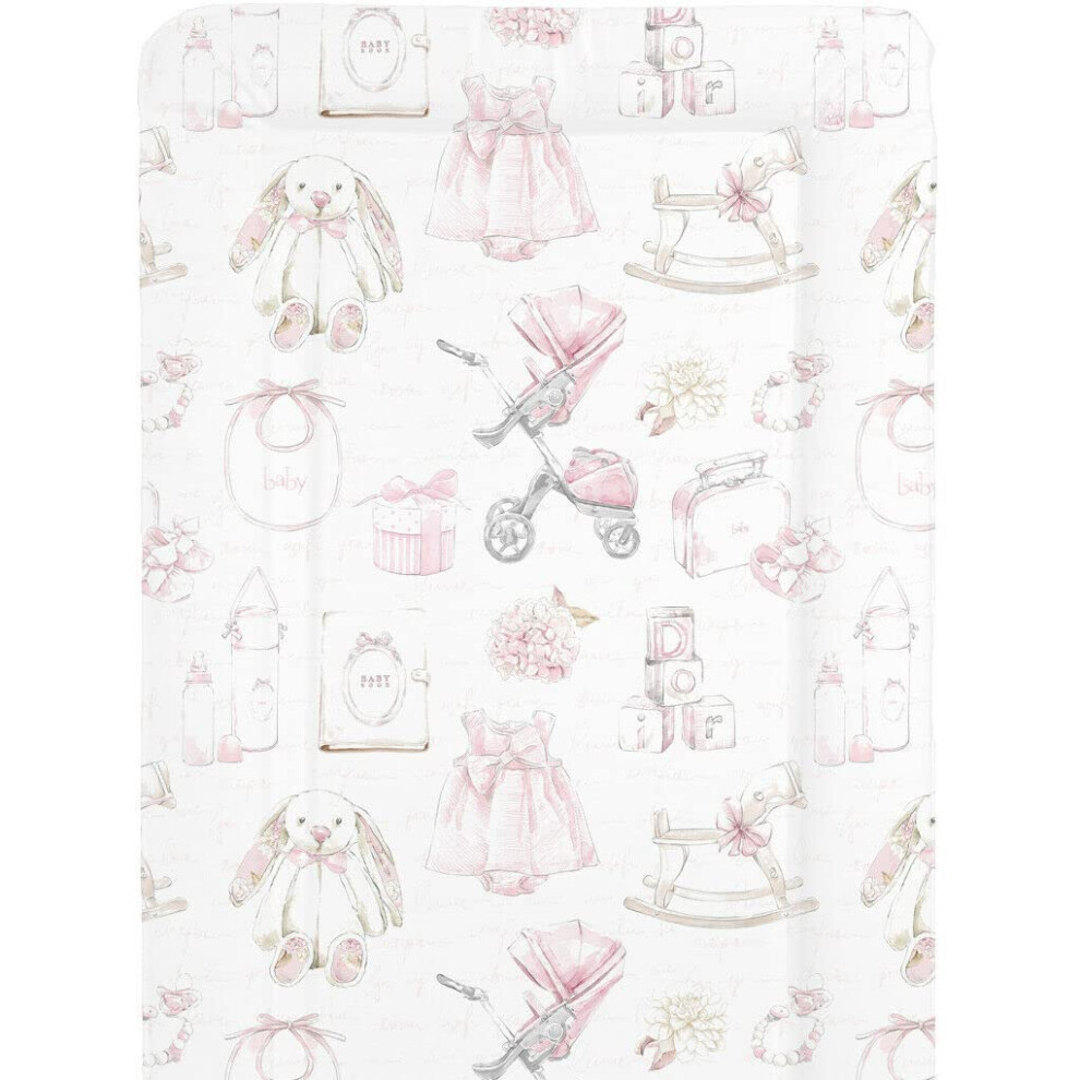 Sunnybabies Vintage Design Girls Baby Changing Mat Soft Padded Deluxe