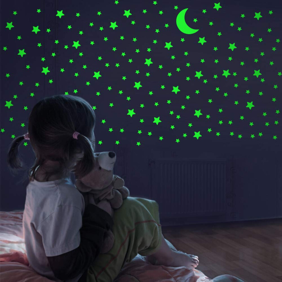 Ffl Dreams Glow In The Dark Stars And Moon Realistic No Dots No Square