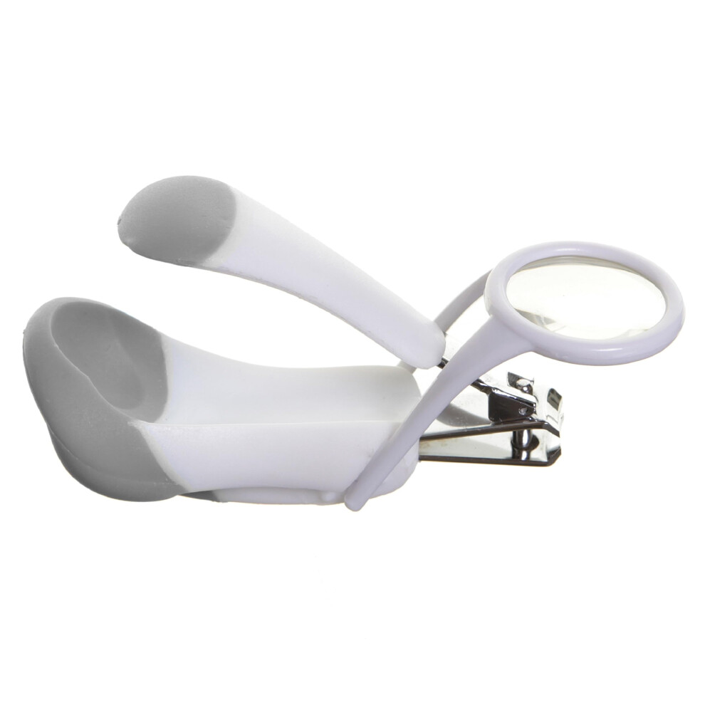 Dreambaby Deluxe Nail Clipper With Magnifier, Baby Nail Clippers, Suitable For 0M+, Newborn Nail Scissors With Magnifying Glass And Ergonomically Des