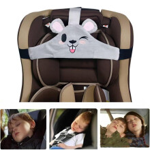 PeiDog Baby Carseat Head Support, Safe Carseat Headrest Band, Head Strap for Car Seat Sleep Positioner Fixed Belt Car Seat Neck Protection Belt for T