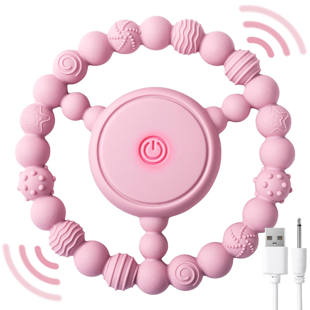 Mirthia Vibrating Sensory Chew Toys - Rechargeable Teething Toys For Baby Teether Autism Chew Toys Sensory Chew Toys Special Needs Developmental Toys