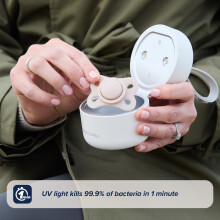 Nuby RapidSterilise UV Soother Steriliser 1 Minute Sterilising Cycle