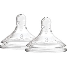 { language_tag:en_GB, value:"Dr. Brown's Options +, Wide Mouth Silicone Nipple Level 3, 6 Months" }