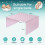 Guardedsleep potty training bed sheets, 100% waterproof bed pad for single beds, 3