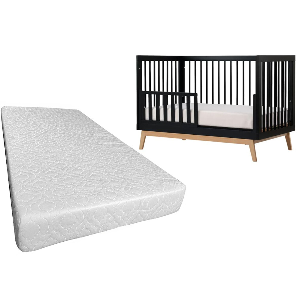 Baby Toddler Cot Bed Foam Mattress Eco-Friendly Polyester Extra Thick Non-Allergenic And Breathable For Babies And Toddlers Cot Bed Crescent Textile