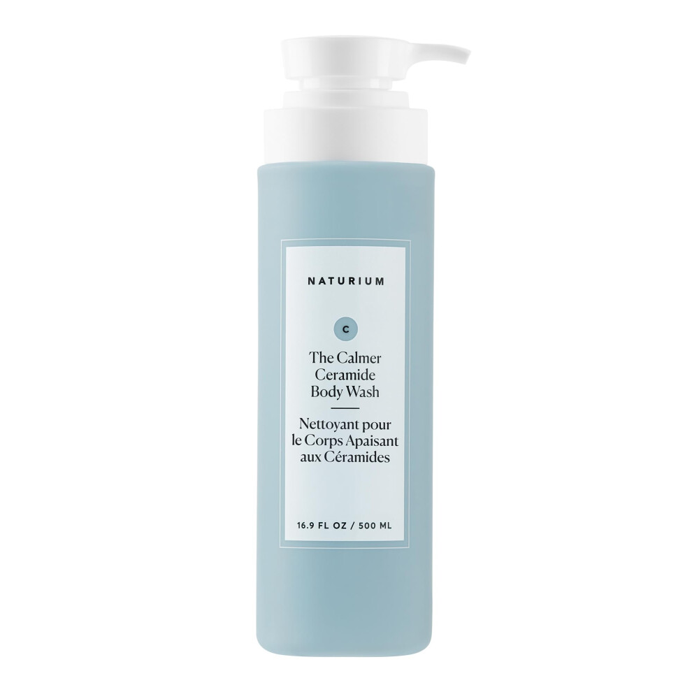 Naturium The Calmer Ceramide Body Wash, Frangrance-Free, Cleansing & Moisturising For Dry, Sensitive Skin, Dermatologist-Tested, Paraben & Cruelty-Fr