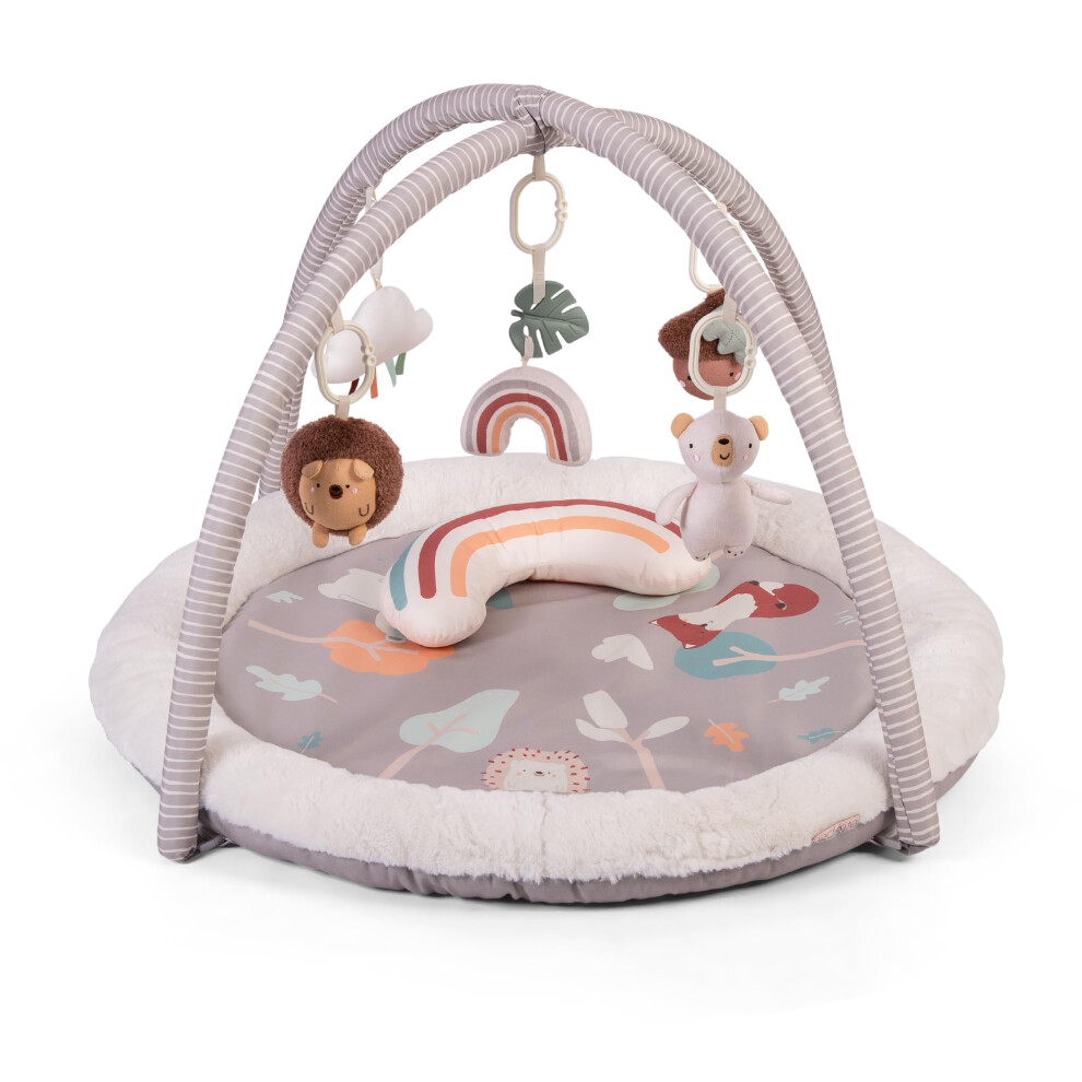 Photos - Play Mats Red Kite Play Gym - Padded Play Gym with Hanging Toys & Tummy Time Mirror  (Woodland Walks)