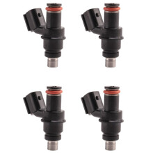 4X Svart Motorcykelinjektor Assy 15710-21H00 för  GSX-R1000 2007 2008 K7