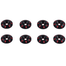 8Pcs Metal Tail Wing M3 Countersunk Screws Washers for 1/8 1/10 Scale Off Road Buggy Truck RC Dift Cars,1