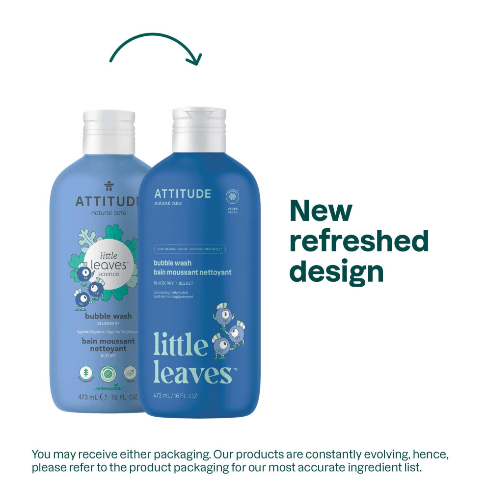 Attitude Bubble Wash For Kids Ewg Verified Bubble Bath Hair Shampoo An