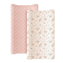 Oaygat 2 Pack Baby Bedside Crib Sheets Ultra Soft & Breathable to fit Bedside Cribs Newborn Pram Sheet Fitted for Baby Boy and Girl Crib Babys Bassin