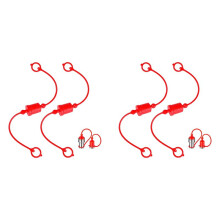 4X ISO-A 3/4 Hydraulic Quick Coupler Male Dust Cap and Female Plug Cover, Fits Hydraulic Quick Disconnects Coupler