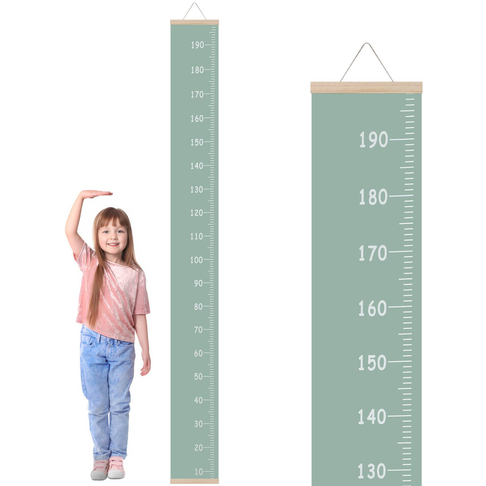 Height Chart For Kids: Baby Height Growth Chart Wall Hanging Measuring Ruler For Kids For Bedroom Nursery Wall Decoration Toyandona