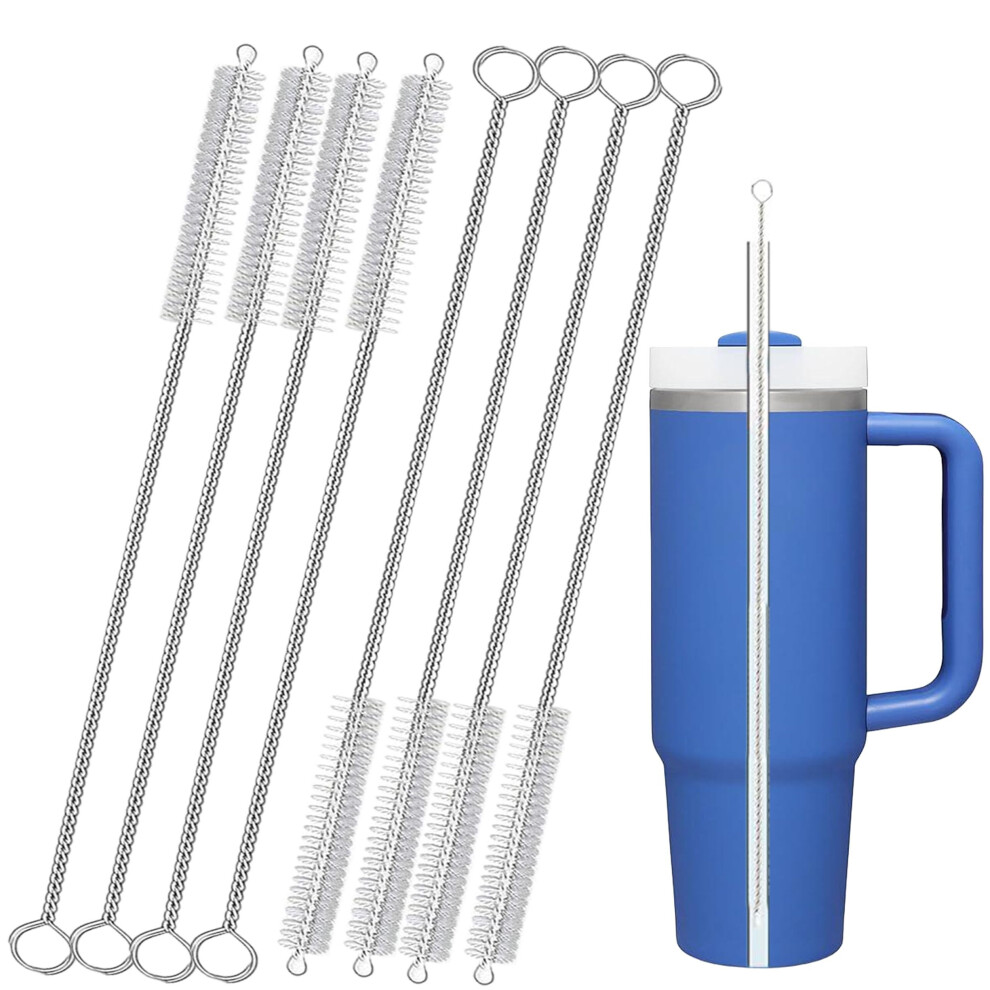 Straw Cleaner Brush For Stanley Cup, 10 Inch Straw Cleaning Brush For 20/30/40 Oz Stanley Mugs, Stanley Straw Cleaner For Baby Bottles,Vario Cidyaust