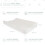 BEDEBYES Deluxe Anti Roll Wedge Baby Changing Mat, Oat Gingham, 2