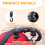 Tel Charme  4Pack 360 Rotating Walker Hooks – Universal Stroller Hang 2