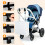 Tel Charme  4Pack 360 Rotating Walker Hooks – Universal Stroller Hang 4
