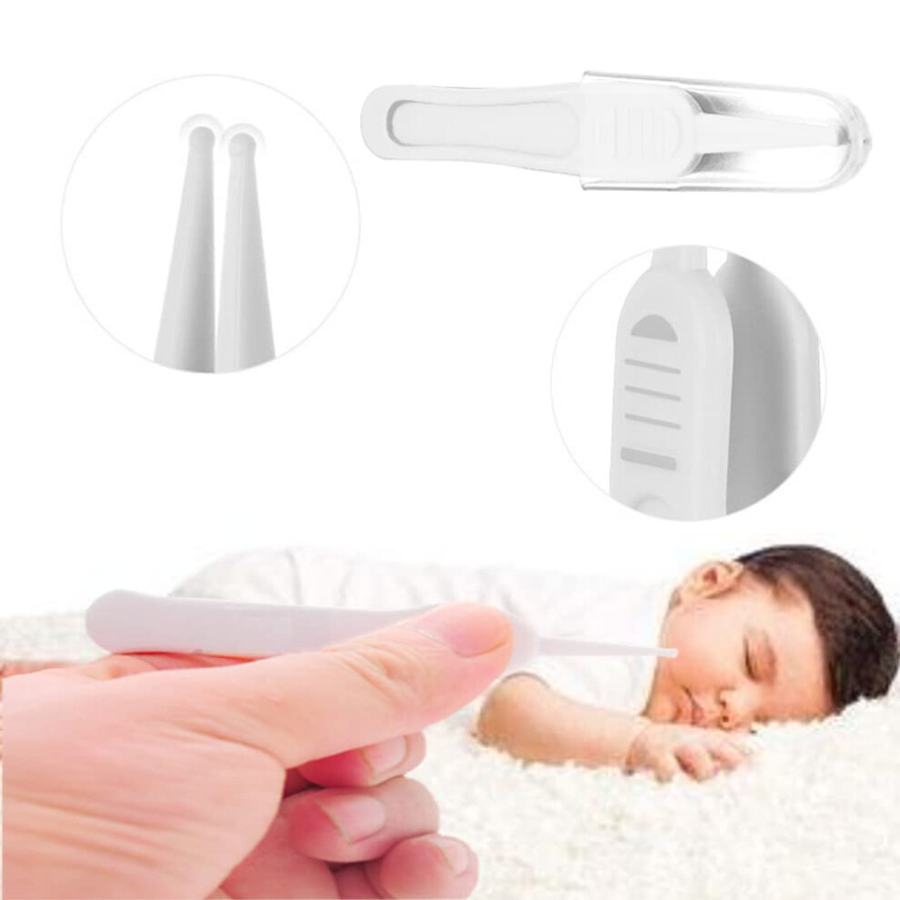 Fyaccd 3 Pcs Baby Nose Tweezers, Nose Cleaning Tweezers, Nose Cleaning Tools, Gentle And Safe