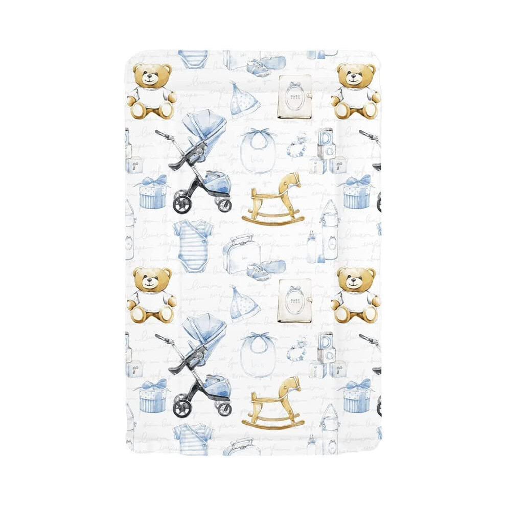 Sunnybabies Vintage Design Boys Baby Changing Mat Soft Padded Deluxe