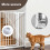 SZWLJ Baby Gate Wall Protector 4PCS Rounded Pressure Fit Stair Gate 3