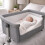 Rainbow RAINBOW Extra Thick Foam Bedside Mattress Wedge for Babylo Cozi Sleepe 2
