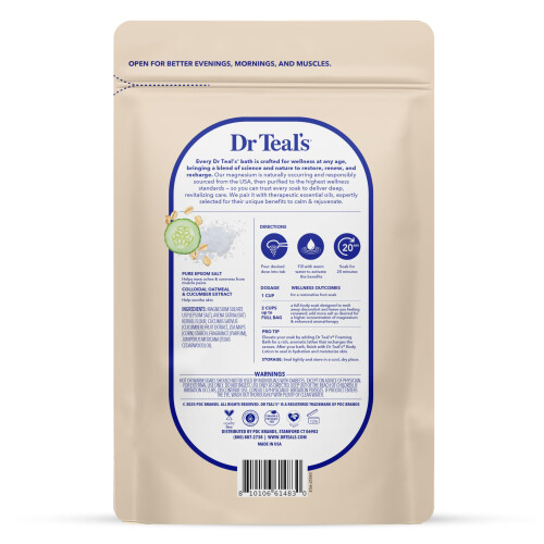 Dr Teals Sensitive Skin Epsom Salt 136kg