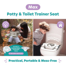 Potette Max 3in1 Travel Potty AwardWinning Compact Foldable Potty and