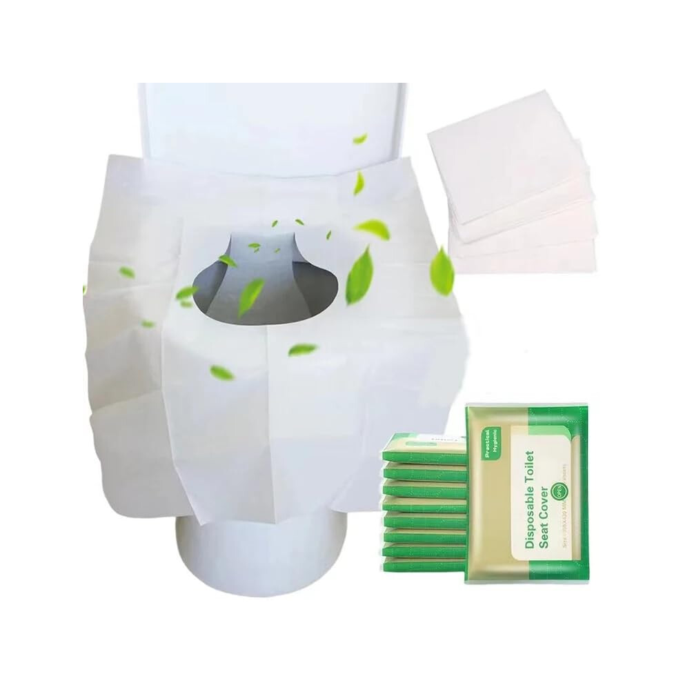 Flushable Disposable Absorbent Toilet Paper Seat Covers Pack Of 10 Covers Click Bargain