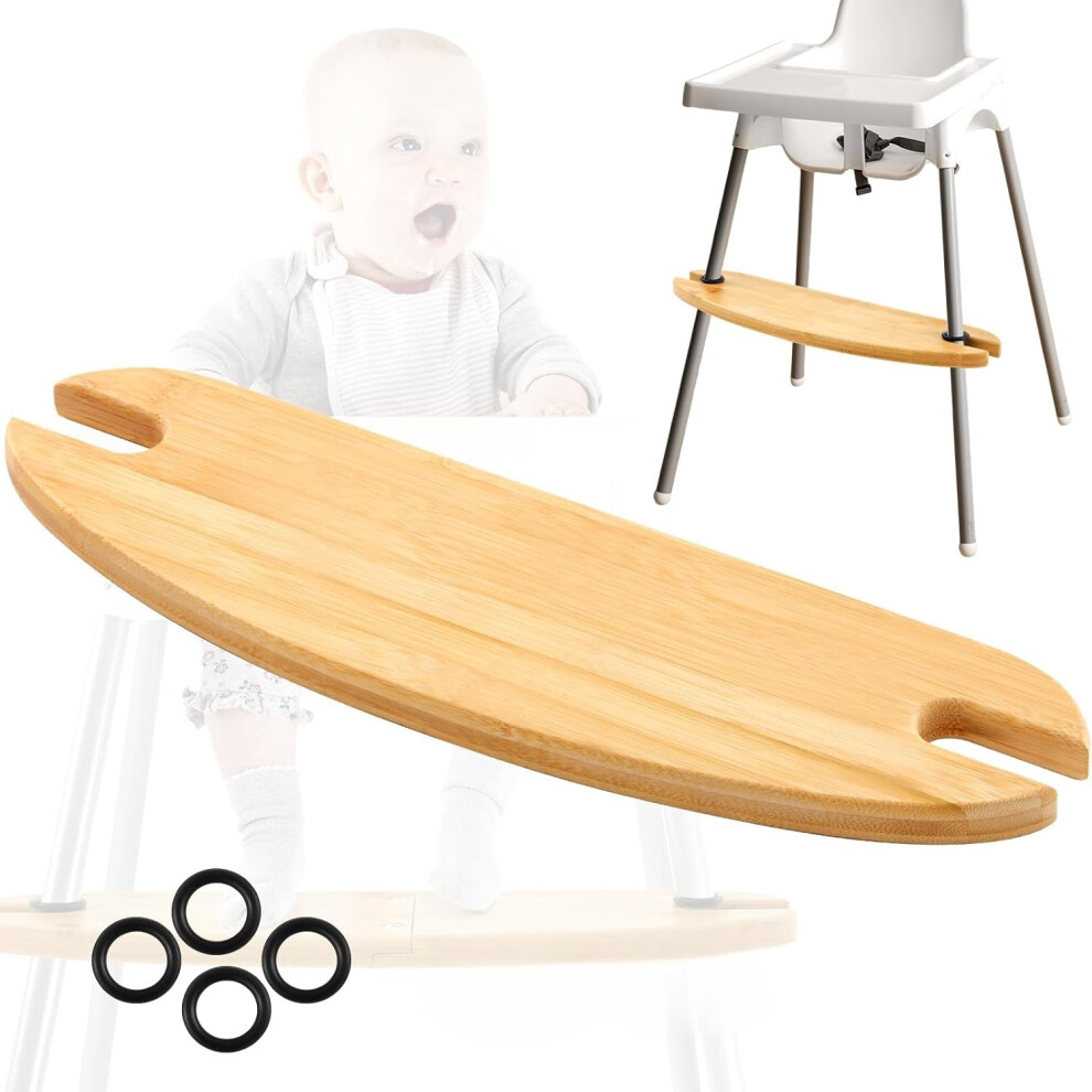 Toghpuw Wooden Highchair Tray, Highchair Footrest, Highchair Accessories, Adjustable Footrest Highchair, High Chair Foot Rest Accessories, Highchairs, Seats