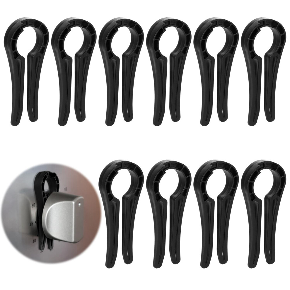 10Pcs Gas Stove Knob Locks, Baby Proof Oven Knob Covers Portable Stove Locks Child Safety Stove Knob Safety Oven Knob Protector Oven Knob Locks For B Nqeuepn