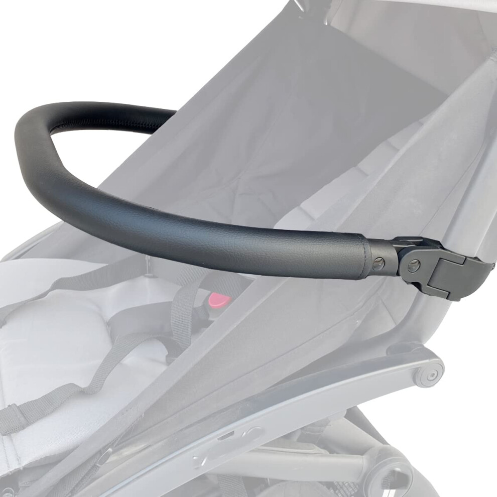 Baby Stroller Accessories Bumper Bar, Armrest, Handle, Crossbar Compatible With Babyzen Yoyo 2 And Yoyo+, Black Brogtorl