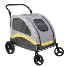 Pet Dog Transparent Stroller Cover: Large Puppy Rain Cover Waterproof Shield for Pushchair Outdoor Protection