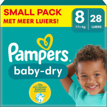 Pampers - Baby Dry - Size 8 - Small Pack - 28 pieces - 17+ KG