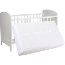 RAINBOW Soft Cushioned Baby Cot Mattress – Space Saver Cot Mattress – Quilted, A
