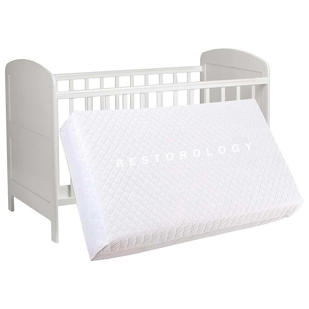 Rainbow Soft Cushioned Baby Cot Mattress – Space Saver Cot Mattress – Quilted, A