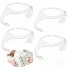 PORUPAEL 4pcs Baby Bottle Handles for Tommee Tippee - Ergonomic Non-Slip Grip BPA-Free Replacement Bottle Handles, Universal Fit for 150ml & 250ml Ne