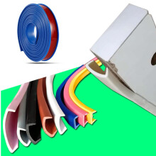 Furniture Banding U-Shaped TPE Edge Guard Strips, Wooden Board Edging Strips for Cabinet Wardrobe Table Worktop Wood Board and Shaped Cut-Outs, Edgin