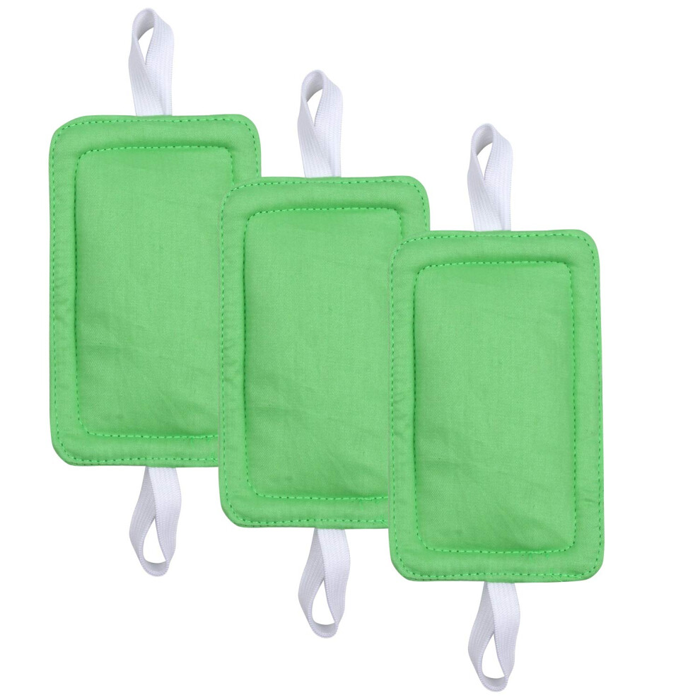 New Door Silencer & Jammer - 3 Pack Noise Reducing Door Cushion For Baby & Toddler Safety - 3.25 X 5.5 Inch Green Icobuty