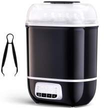 Baby Bottle Steriliser and Dryer Electric Steriliser for Baby Bottles with Digital LCD | 5-in-1 Steam Steriliser Auto Power-Off | Bottle Drying Warmi