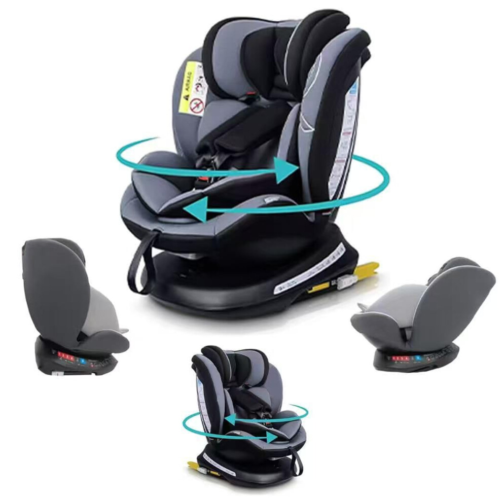 360 Rotating Car Seat, Baby Carriage, Car Infant Seat, Baby Booster Seat, R129, Isofix, Birth To 12Yrs (40-150Cm), I-Size, Group 0+/1/2/3, Recline 1 5001791953341