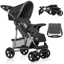 LIONELO Lightweight & Robust Stroller EMMA for 6-36 Months toddlers, Quick & Compact Fold, Lie-Flat Position, Pushchair Buggy with 5-Point Harness, P
