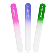 Angel Love Baby Nail File, 3 Pack, Emery Board Glass, Crystal for
