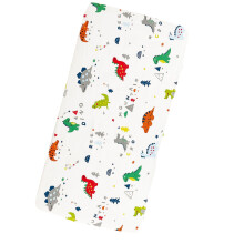 Odot Cot Bed Cotton Fitted Sheets, Cartoon Cot Bed Sheet Fitted Sheets for Cribs Baby Bed Sheets Soft Durable Bassinet Sheets Cot Bed Mattress Protec