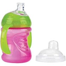 Nuby Swirl non-spill cup, from 6 months, color sent randomly,
