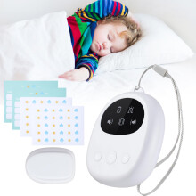 Wireless Bedwetting Alarm Bestcool Rechargeable Bedwetting Alarm with 3 Working Modes 1 Lanyard Loud Sound Strong Vibration for Kids Elderly Night Po