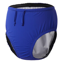 Dreammonkey Reusable Swim Nappy for Adults Leakproof & Waterproof Incontinence Swimwear Special Needs, Discreet Protection for Pool & Beach(Navy,2XL)