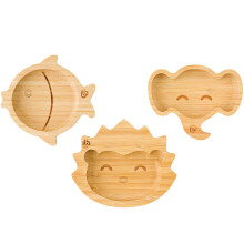 bamboo bamboo Baby Plate– Kids and Toddler Bamboo Plate for Babies